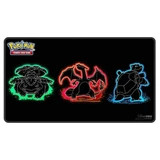 Pokémon TCG Playmat Foil Neon Kanto Venusaur Charizard Blastoise Ultra Pro