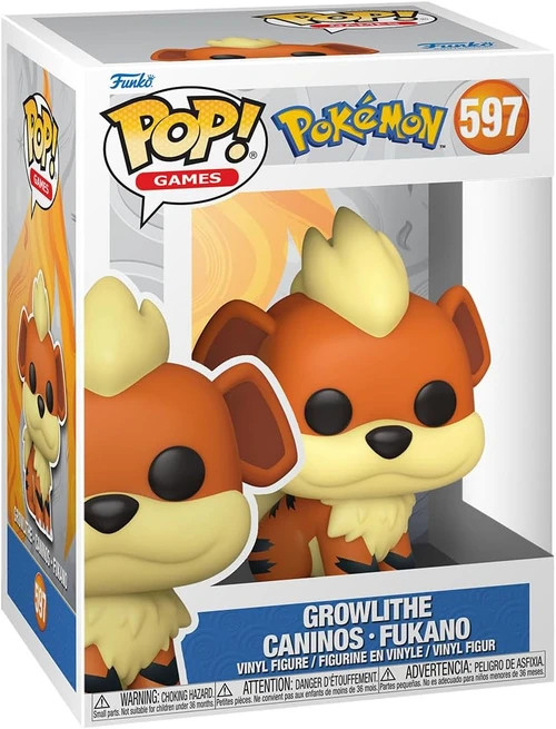 Pokémon Funko Pop! Games Growlithe #597 Funko