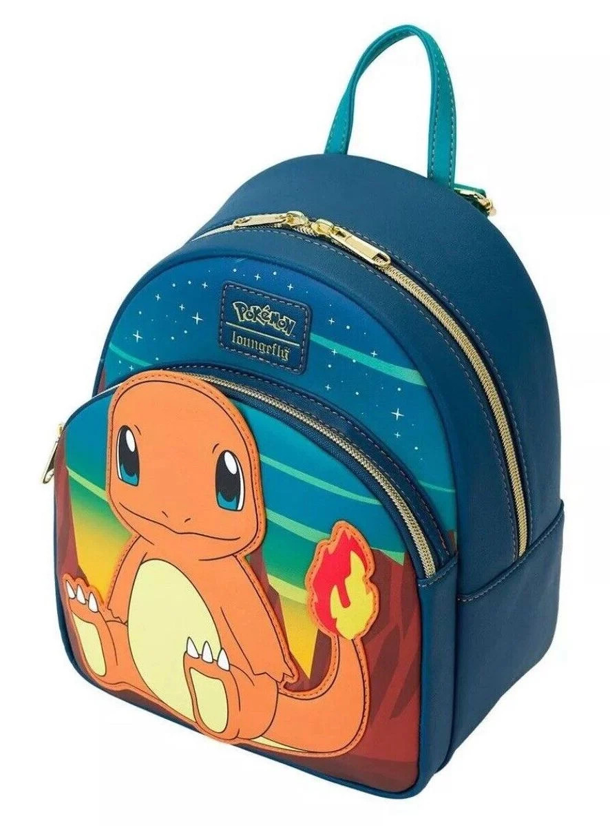 Mochila Mini Pokémon Charmander Cosplay Glow in the Dark Loungefly