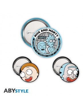 Rick and Morty Pack de Badges Rick & Morty ABYstyle