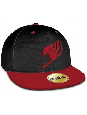 Boné Snapback Fairy Tail Emblema Preto e Vermelho ABYstyle