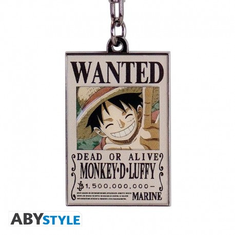 One Piece Wanted Luffy Keychain ABYstyle