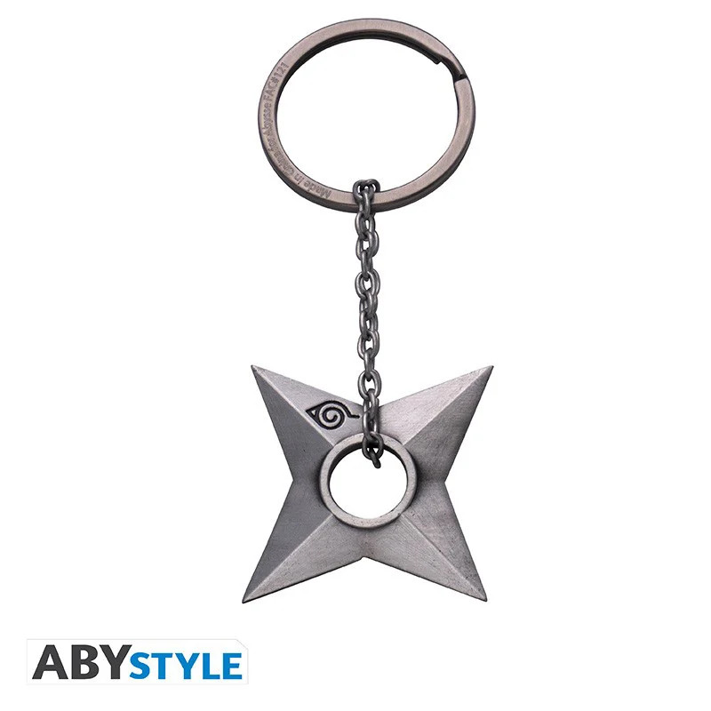 Naruto Shippuden 3D Shuriken Konoha Keychain ABYstyle