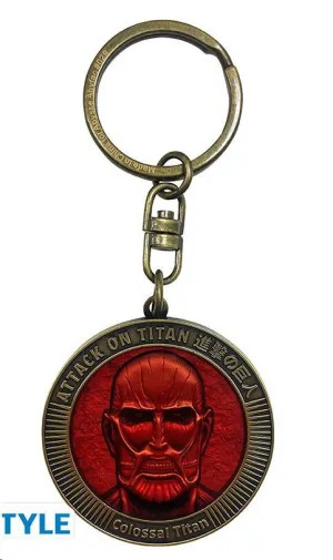 Porta-Chaves Attack on Titan Medallion Colossal Titan ABYstyle
