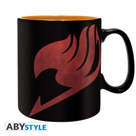 Caneca Fairy Tail Lucy, Natsu & Emblem 460 ml ABYstyle