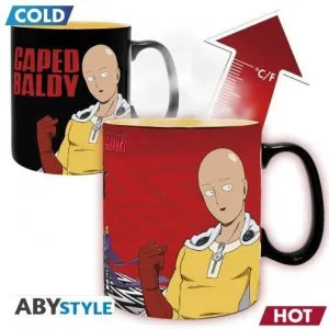Caneca Termossensível One Punch Man Saitama & Garou 460 ml ABYstyle