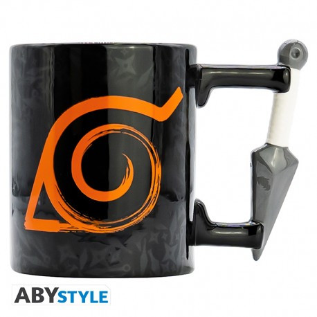 Caneca 3D Naruto Shippuden Kunai Konoha ABYstyle