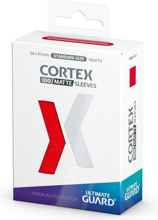 Sleeves Ultimate Guard Cortex Standard Size Matte Red 100