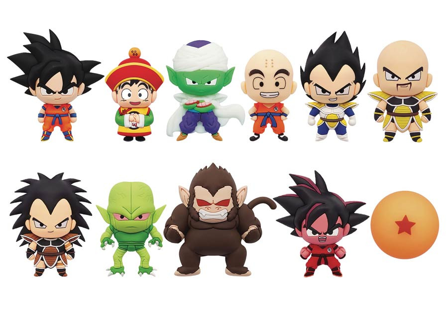 Dragon Ball Z Clip de sac en mousse 3D Série 1 Sachet surprise Monogram