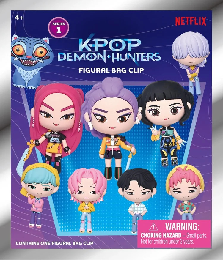 K-Pop Demon Hunters Clip de sac figuratif Série 1 Sachet surprise Monogram
