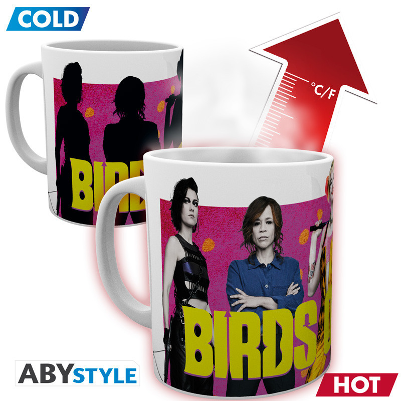 Caneca Termo Reativa DC Comics Birds of Prey Group 320ml ABYstyle