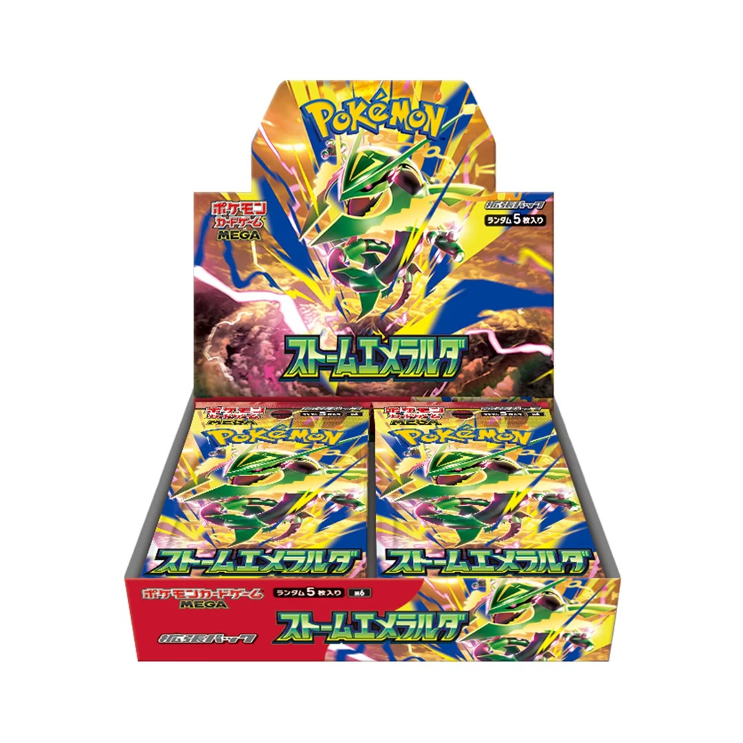 Pokémon TCG Storm Emeralda Booster Box Japonês M6
