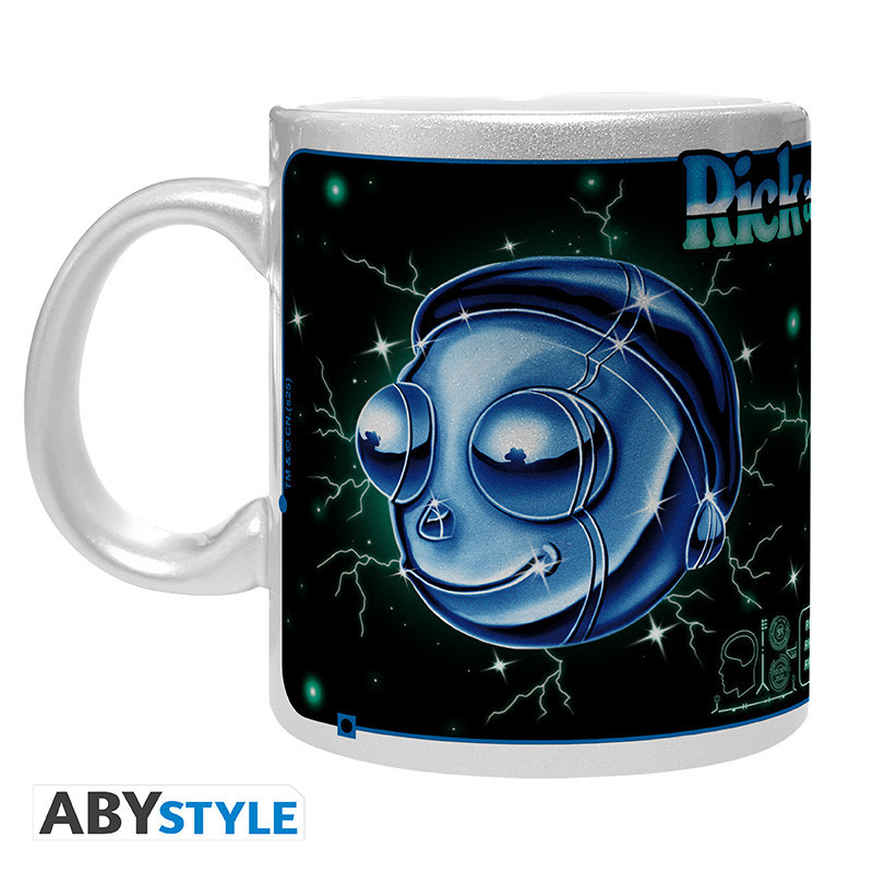 Caneca Rick and Morty 320 ml Efeito Prateado ABYstyle