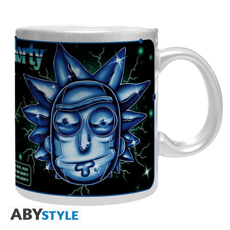 Caneca Rick and Morty 320 ml Efeito Prateado ABYstyle