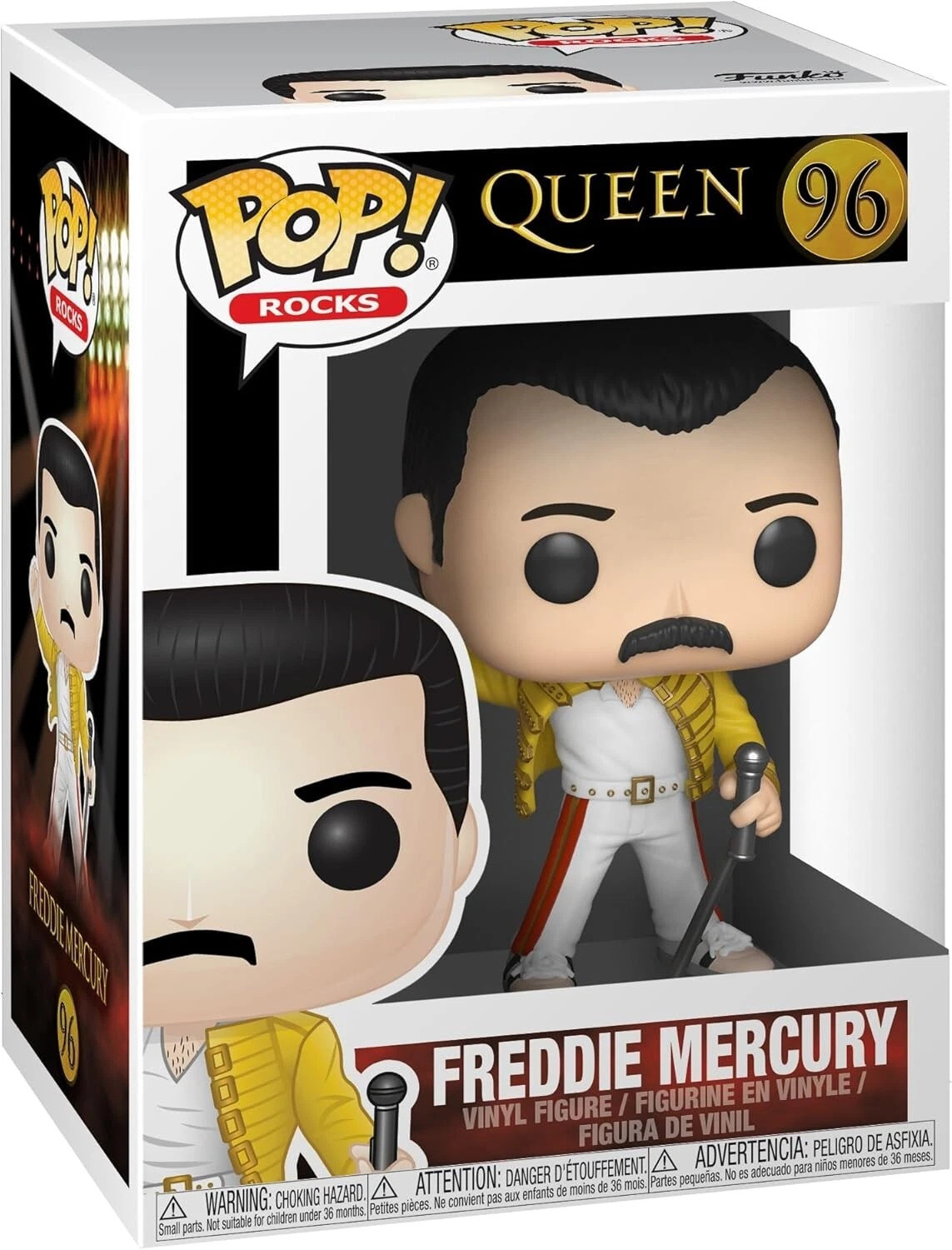 Funko Pop Queen Freddie Mercury Wembley 1986 Vinyl Figure 96