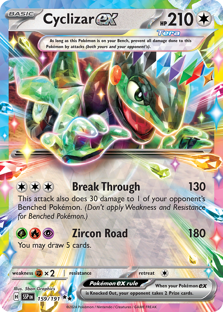 Cyclizar ex - Surging Sparks - Near Mint