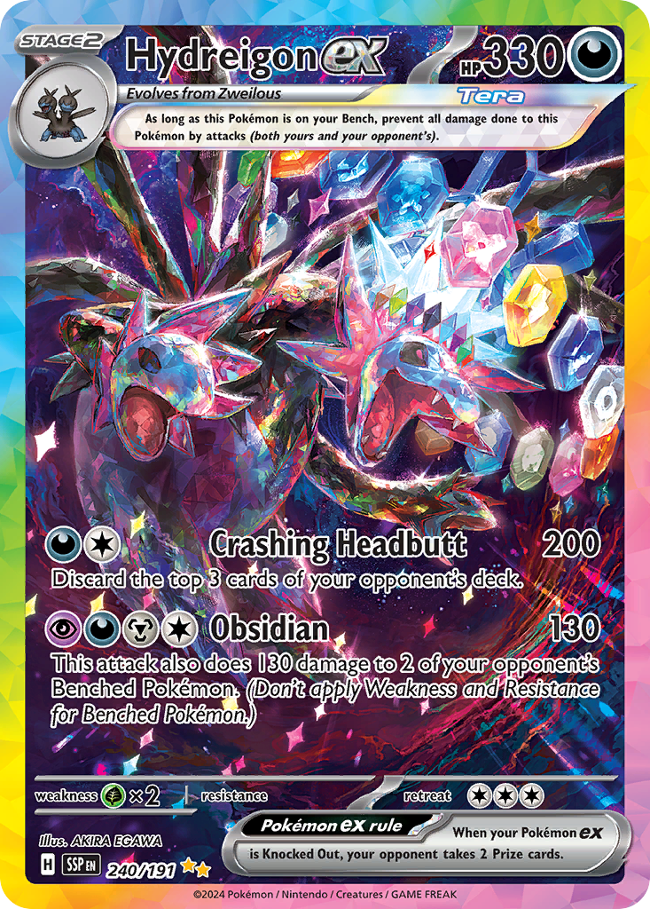 Hydreigon ex - Surging Sparks - Near Mint