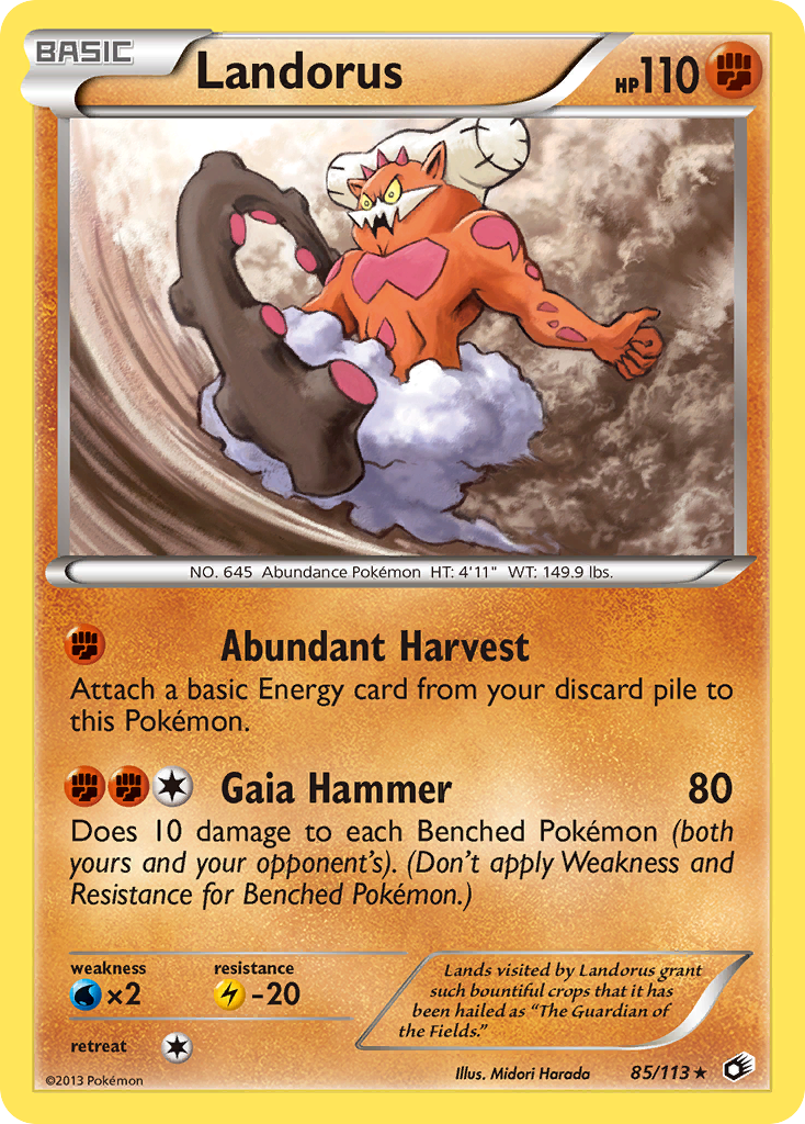 Landorus - Tesoros Legendarios - Casi Nuevo