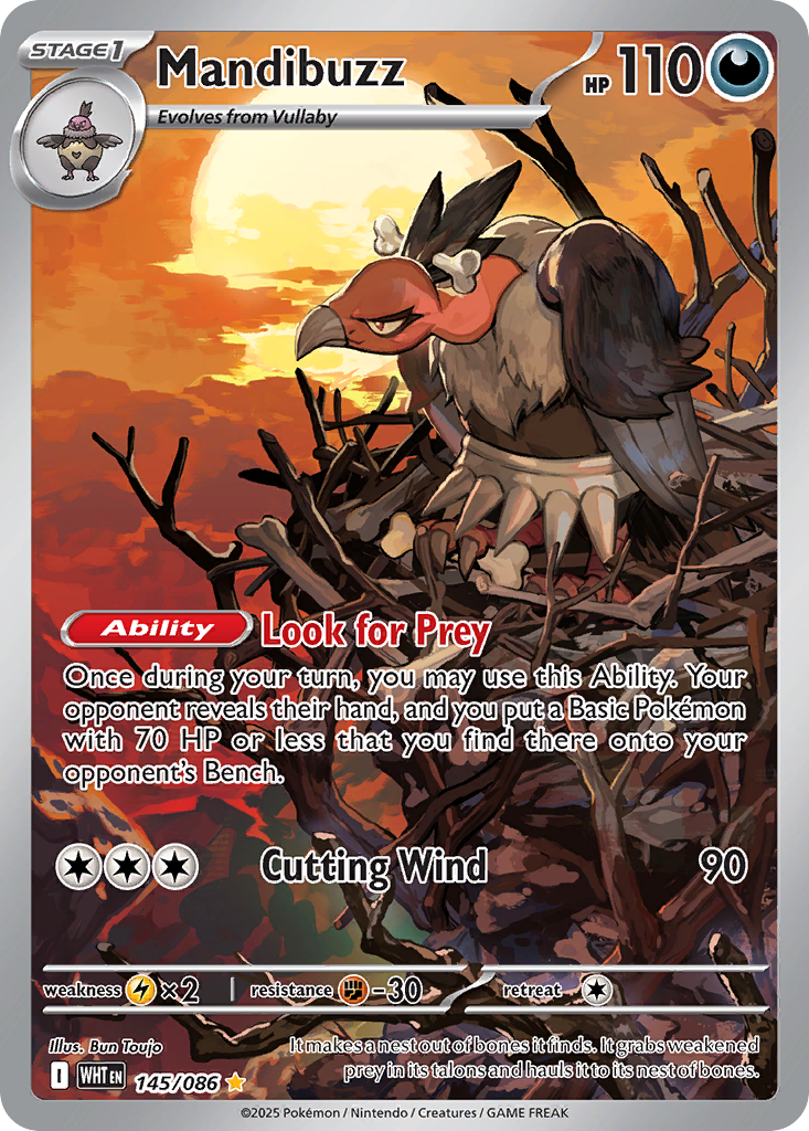 Mandibuzz - White Flare - Nahezu neuwertig