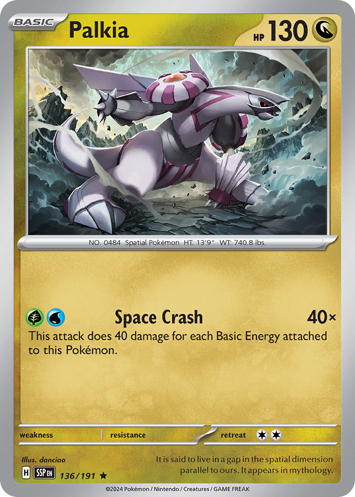 Palkia - Surging Sparks - Near Mint