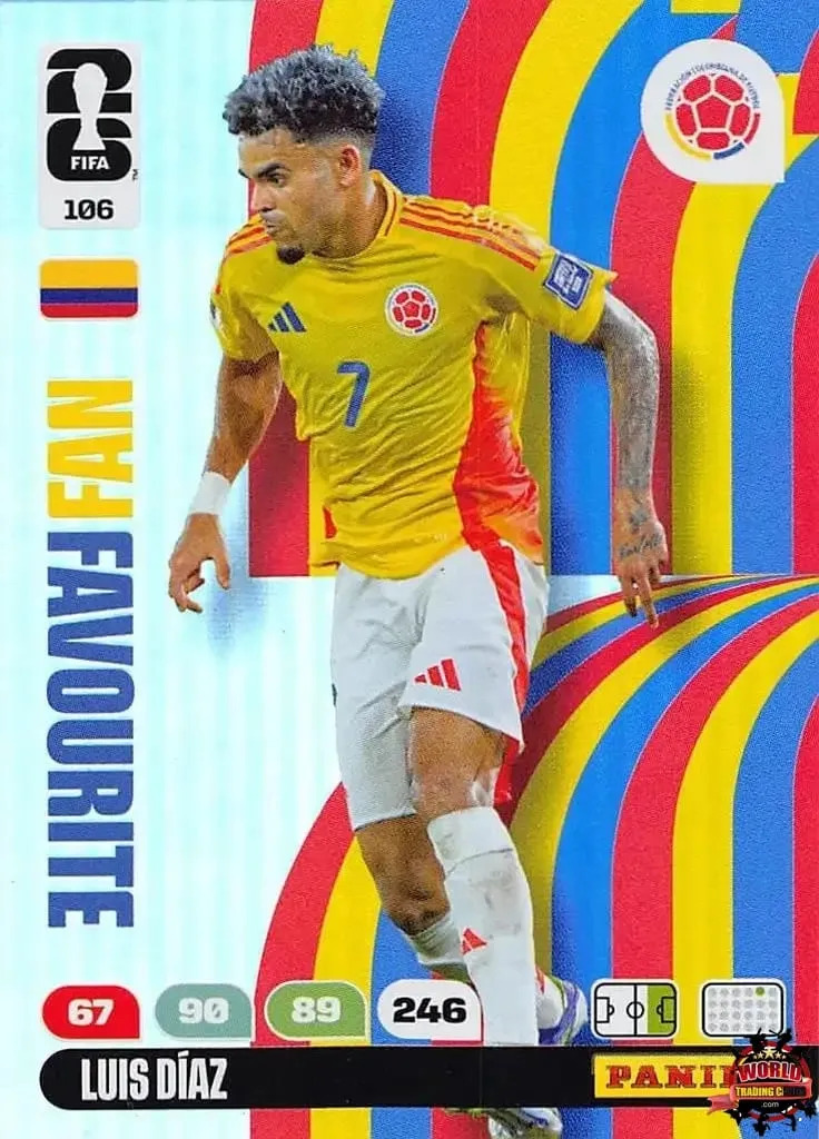 Luis Díaz - Panini Adrenalyn XL FIFA World Cup 2026 - Near Mint