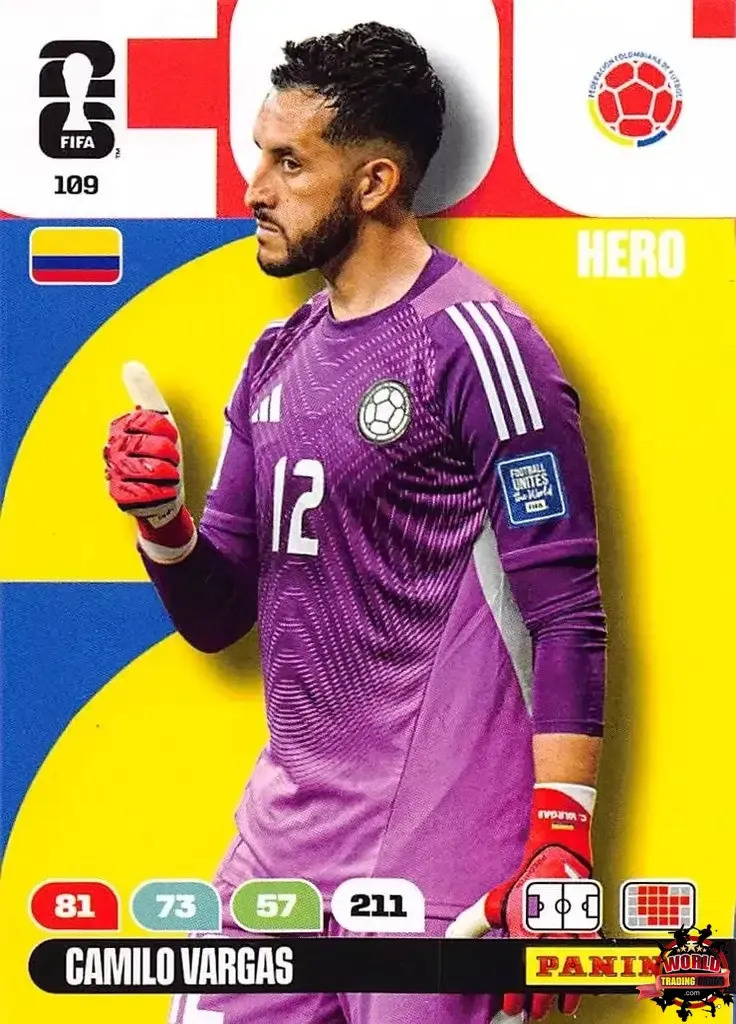 Camilo Vargas - Panini Adrenalyn XL FIFA World Cup 2026 - Near Mint