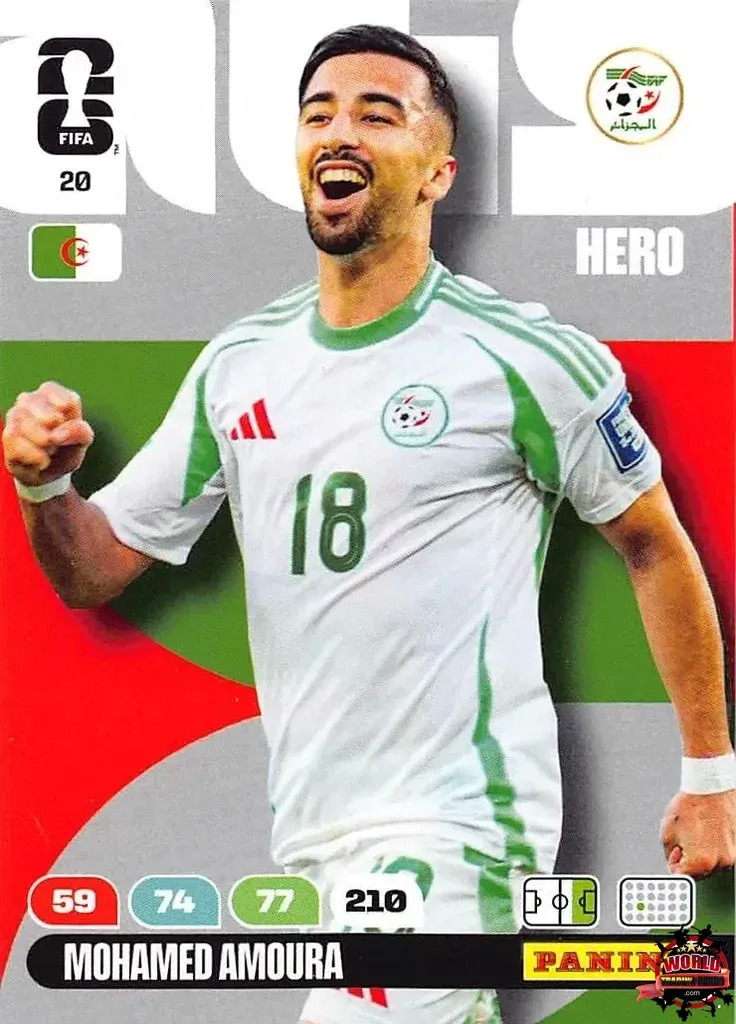 Mohamed Amoura - Panini Adrenalyn XL FIFA World Cup 2026 - Near Mint