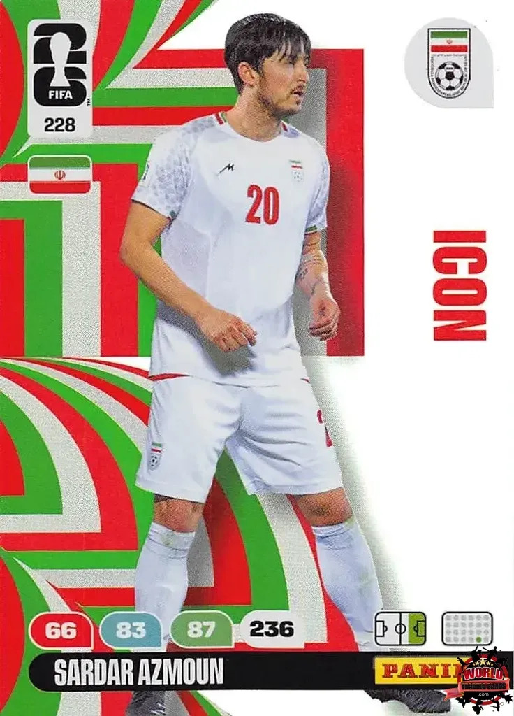 Sardar Azmoun - Panini Adrenalyn XL FIFA World Cup 2026 - Near Mint