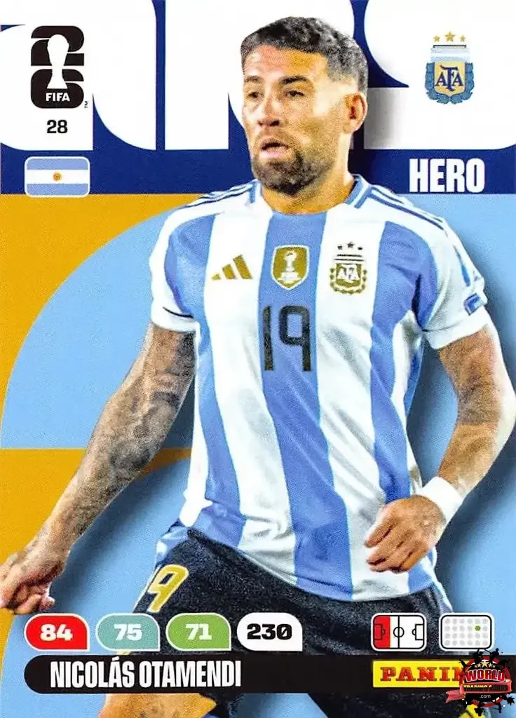 Nicolas Otamendi - Panini Adrenalyn XL FIFA World Cup 2026 - Near Mint