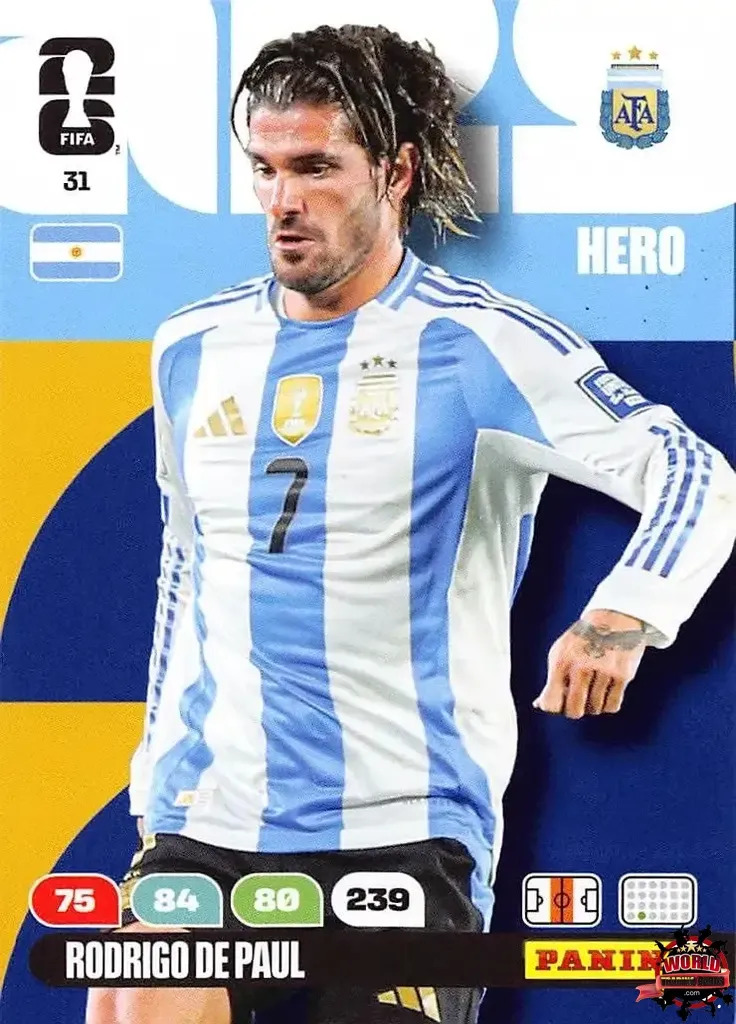 Rodrigo De Paul - Panini Adrenalyn XL FIFA World Cup 2026 - Near Mint