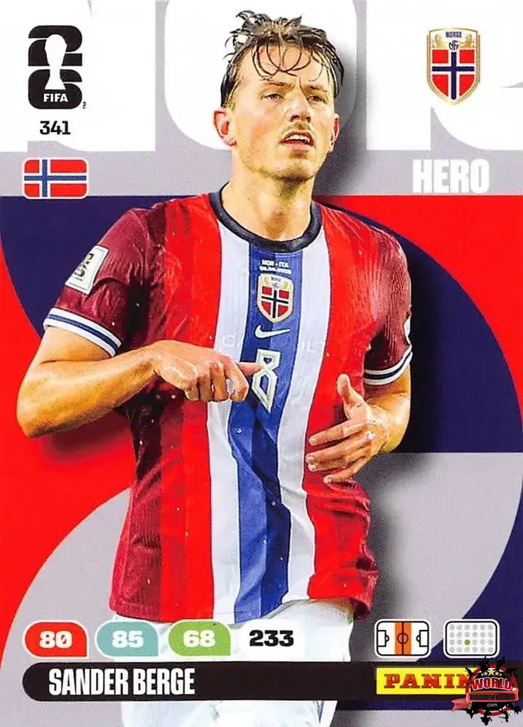 Sander Berge - Panini Adrenalyn XL FIFA World Cup 2026 - Near Mint