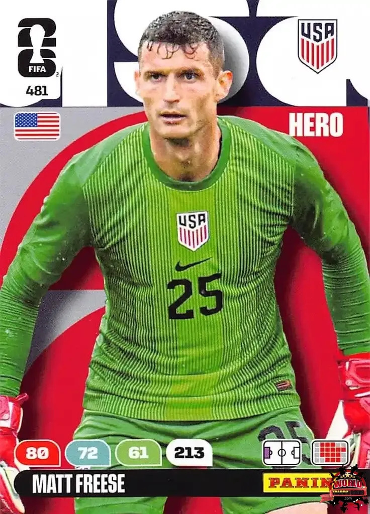 Matt Freese - Panini Adrenalyn XL FIFA World Cup 2026 - Near Mint