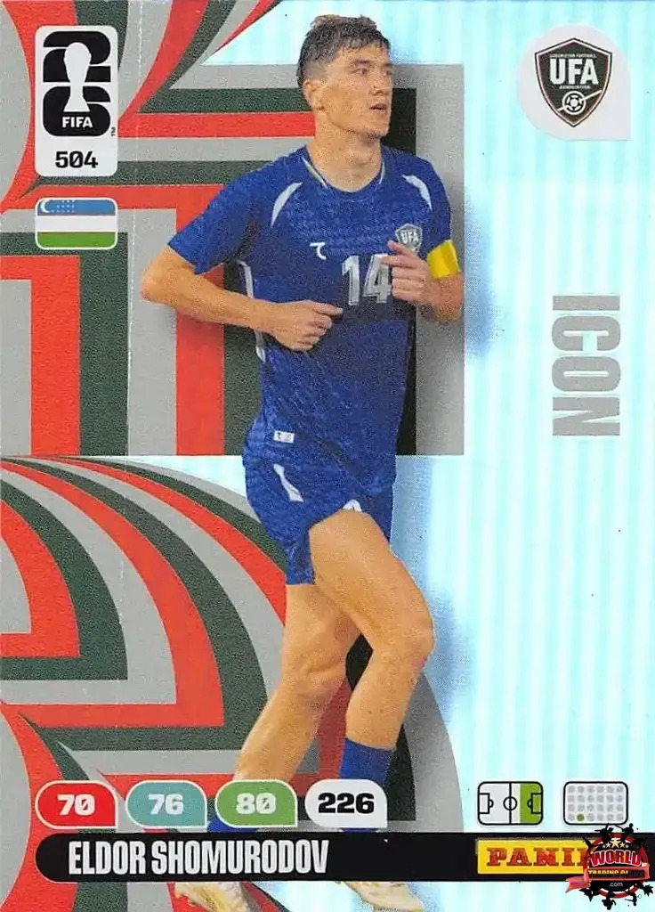 Eldor Shomurodov - Icon - Panini Adrenalyn XL FIFA World Cup 2026 - Near Mint
