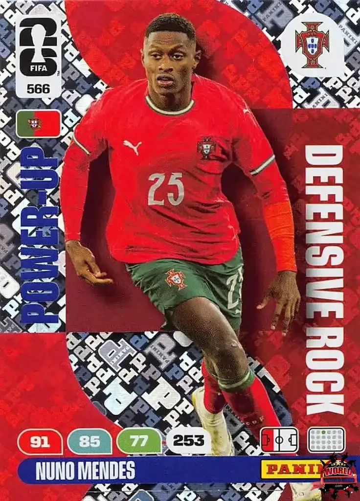 Nuno Mendes - Panini Adrenalyn XL FIFA World Cup 2026 - Near Mint