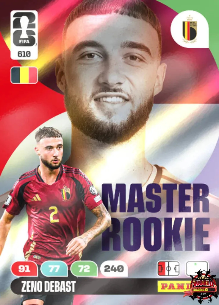 Zeno Debast - Panini Adrenalyn XL FIFA World Cup 2026 - Near Mint