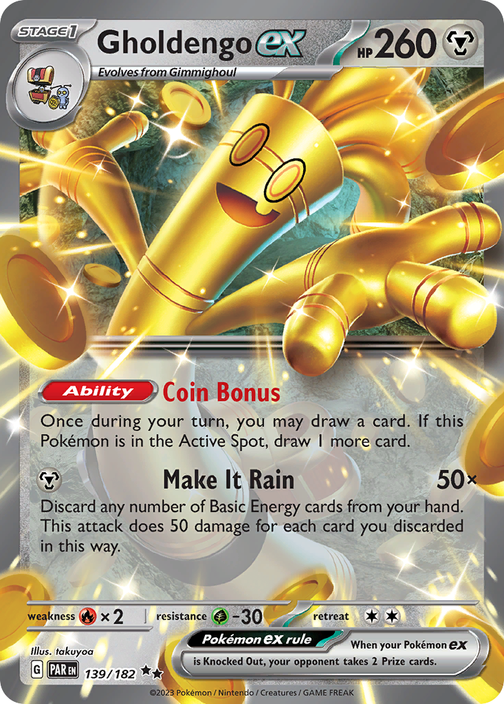 Gholdengo ex - Paradox Rift - Near Mint