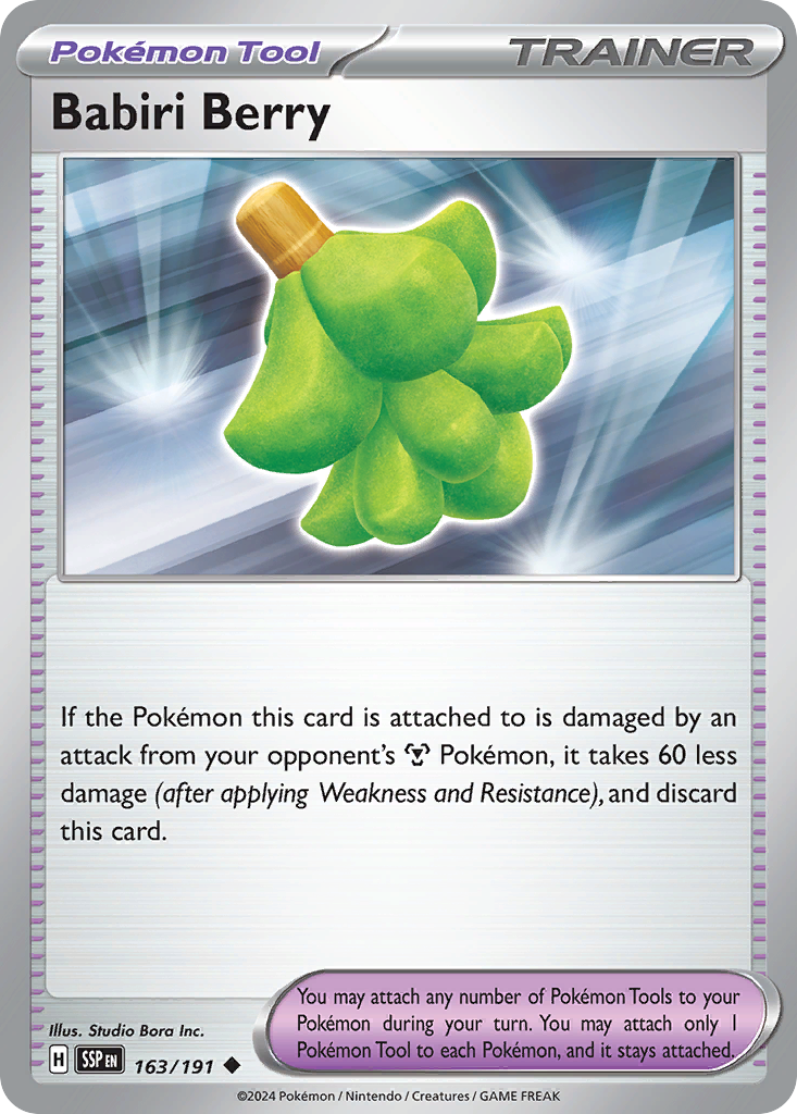 Babiri Berry - Surging Sparks - Near Mint