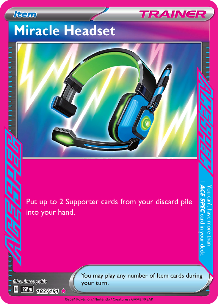 Miracle Headset - Surging Sparks - Near Mint