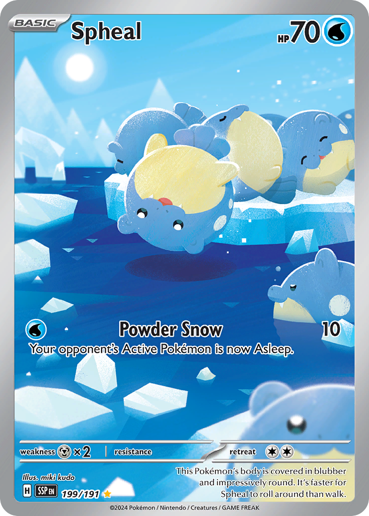 Spheal - Surging Sparks - Casi nuevo