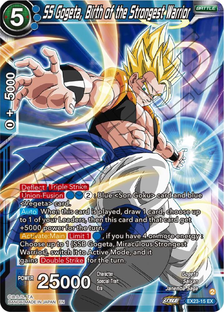 SS Gogeta, Naissance du plus puissant guerrier - Expansion Deck Box Set 23 : Premium Anniversary Box 2023 - Comme neuf