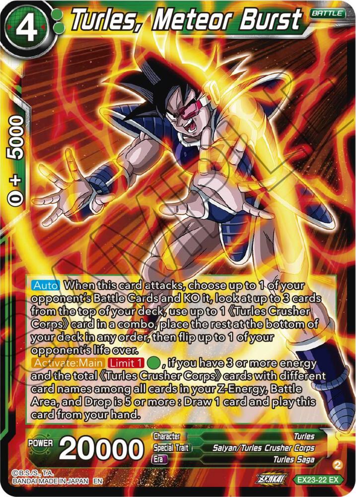 Turles, Meteor Burst - Expansion Deck Box Set 23: Premium Anniversary Box 2023 - Near Mint