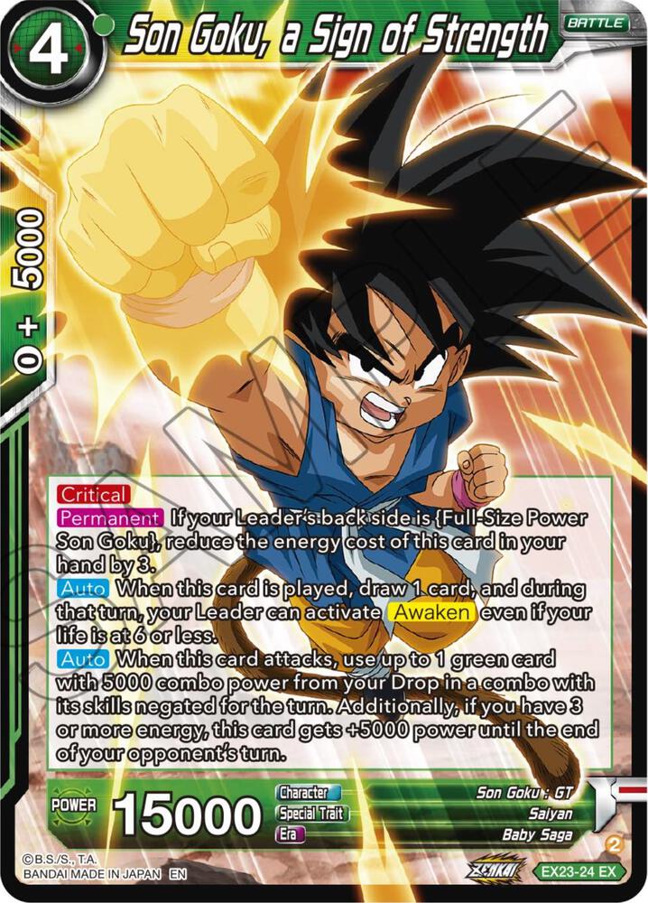 Son Goku, un Segno di Forza - Expansion Deck Box Set 23: Premium Anniversary Box 2023 - Near Mint