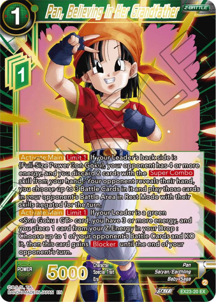 Pan, Believing in Her Grandfather - Expansion Deck Box Set 23: Premium Anniversary Box 2023 - Near Mint