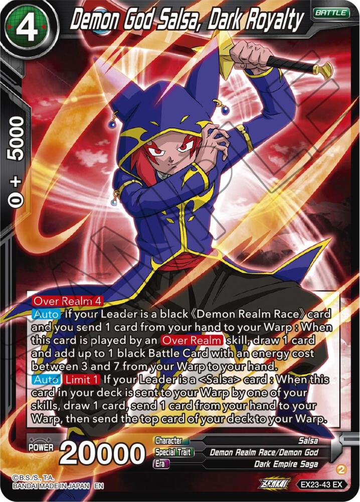Demon God Salsa, Dark Royalty - Expansion Deck Box Set 23: Premium Anniversary Box 2023 - Near Mint
