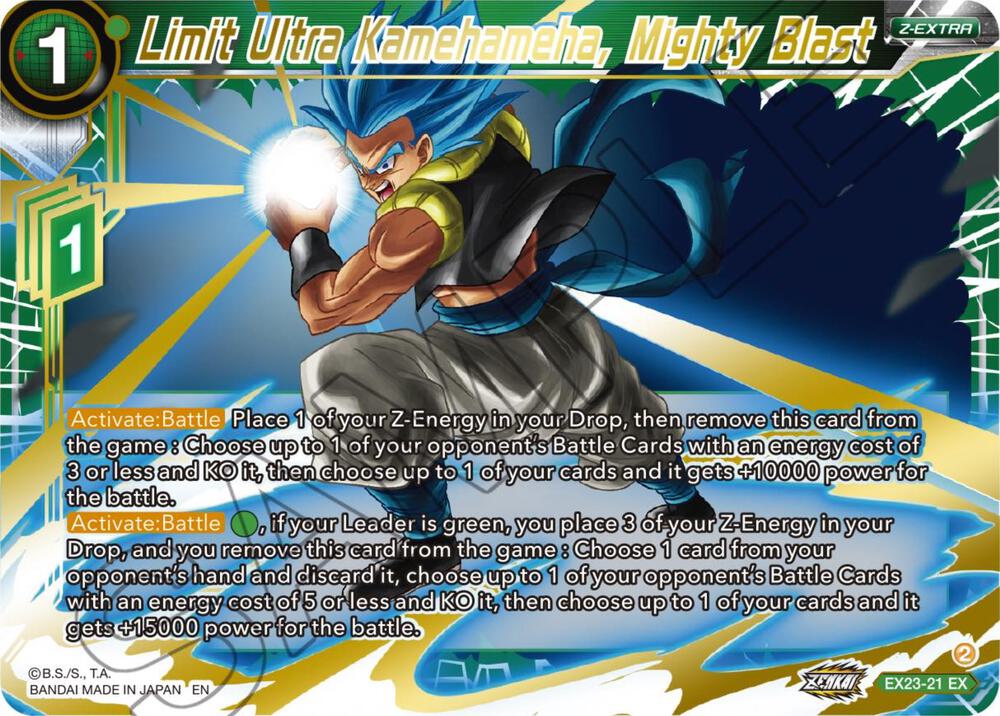Limit Ultra Kamehameha, Mighty Blast - Expansion Deck Box Set 23: Premium Anniversary Box 2023 - Near Mint