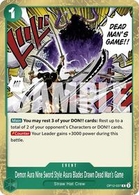Demon Aura Nine Sword Style Asura Blades Drawn Dead Man's Game - Legacy of the Master - Near Mint