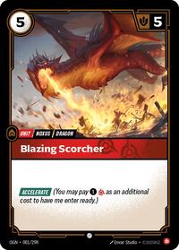 Blazing Scorcher - Origins - Near Mint