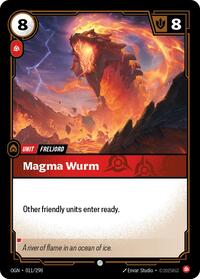 Magma Wurm - Origins - Near Mint