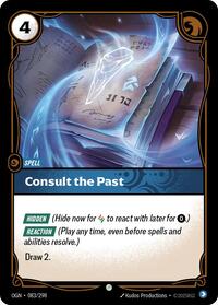 Consult the Past - Origins - Near Mint