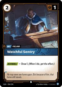 Watchful Sentry - Origins - Near Mint
